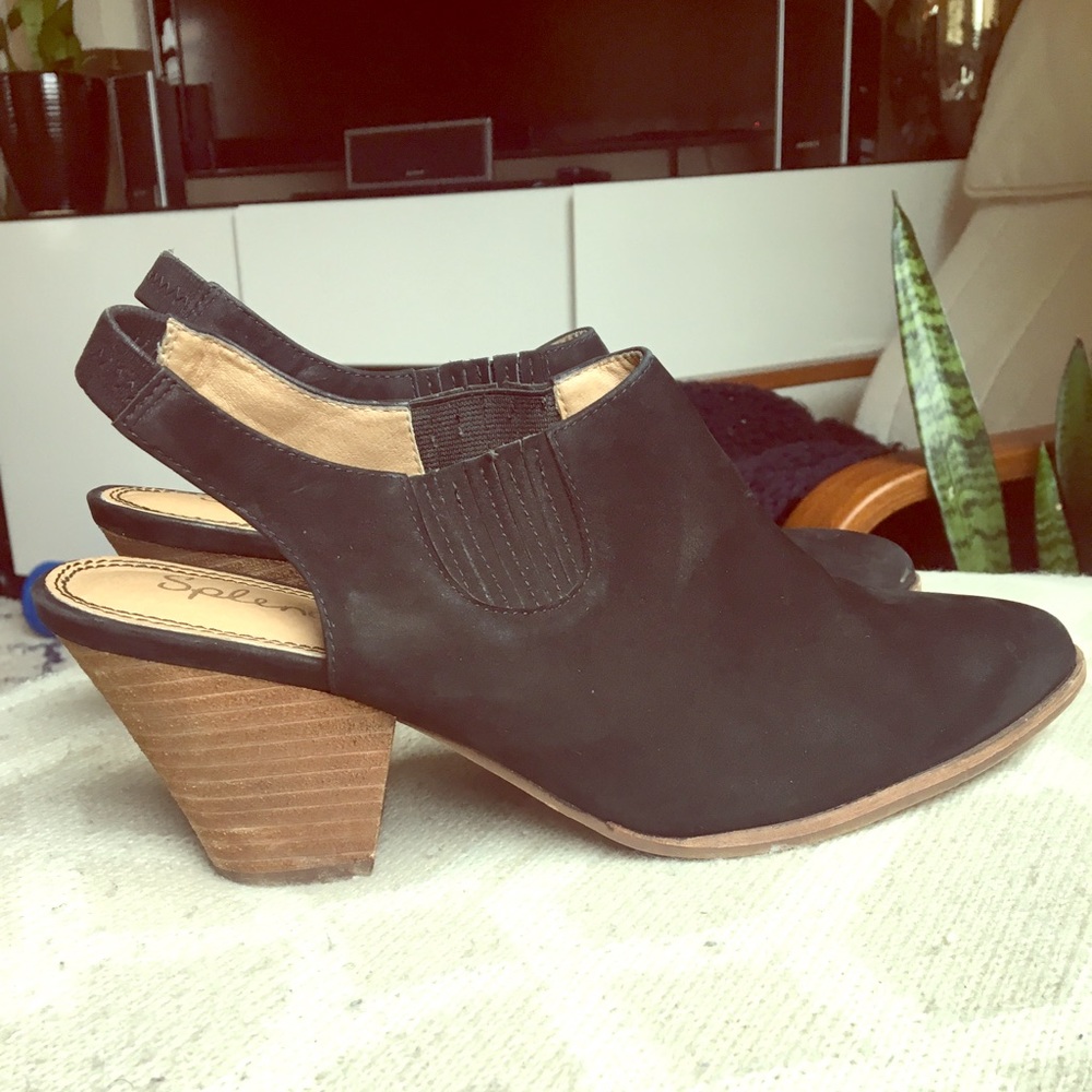 Black Suede Boots; Barely Worn